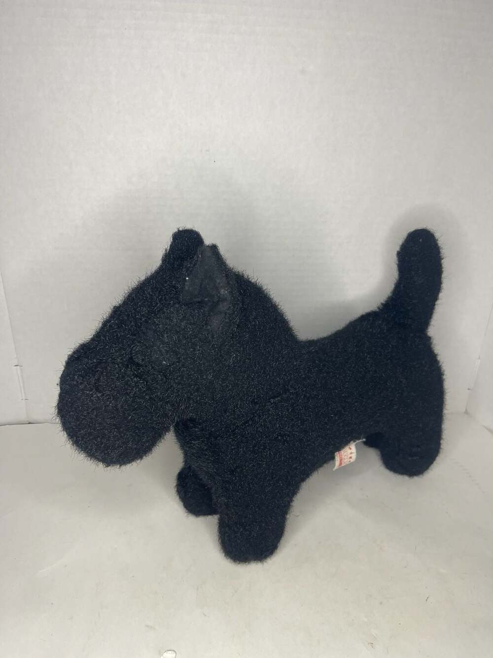 Vintage Douglas Made In USA Black Scottish Terrier Scottie Dog Plush Toy Rare